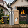 Stylish Food-Grade Stainless Steel Insulated Water Bottle Simple & Portable Large Capacity Sports Bottle for Home & Outdoor Use