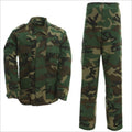 Wholesale Breathable Rip-Stop Camouflage Tactical Uniform Polyester/Cotton Unisex Outdoor Combat Suit