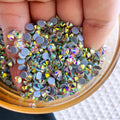 Yantuo Wholesale AB Rhinestones Multiple Colors SS16 SS20 Crystal Glass Strass Flat Back Hotfix for Garments & Shoes