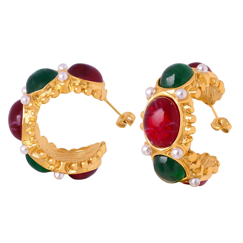 Hot Selling Personality Design Stainless Steel 18K Gold Plated Jewelry Rings for Women