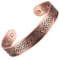 BioMagnetic Jewelry Open Ending Men Viking Rune Bangle Dubai Copper Bracelet