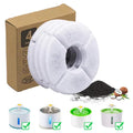 4PCS Activated Carbon Filters Pet Fountain Automatic Flower Water Dispenser Filters Replacement Pet Dog Cat Drinker Filter