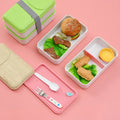 2025 Sublimation Bento-style Back to School Tedemei Microwavable Baby Kids Children Lunch Boxes with Water Bottle Set