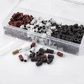100 Pcs/Set Manicure Set Black Brown WhiteNail Sanding Ring Bands Bits Nail Drill Sanding Band