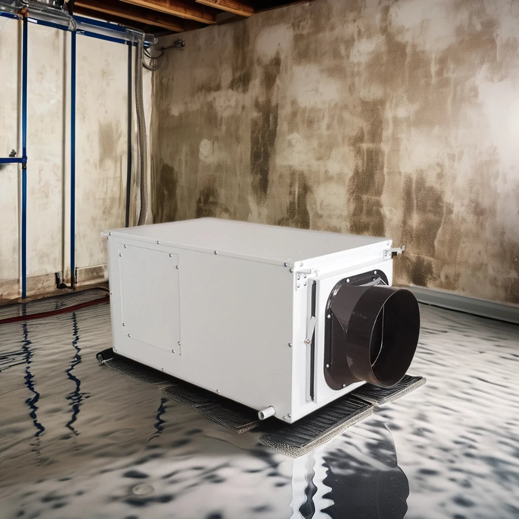 OEM/ODM Refrigerant Commercial 50L/Day Ceiling Mounted Industrial Dehumidifier With Duct for Home Hotel Basement