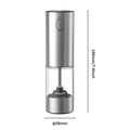 Stainless Steel Electric Grinder Pepper Grinder Mills Rechargeable Salt and Pepper Mills Electric Grinder