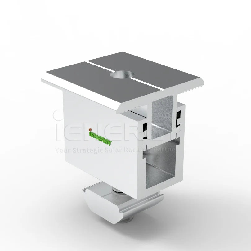 Universal Aluminum Adjustable Solar Panel Clamps  for 30/35/40/45/50mm Thickness Panels Solar Mounting Bracket System