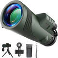 Monocular Telescope 12x50 High Definition Scope With Smartphone Adapter&Tripod for Adults Bird Watching