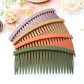 Korea Fashion Traceless Non-slip Plastic Comb Hair Clips Simple square Hair Bangs Fixation Hair Accessories Wholesale