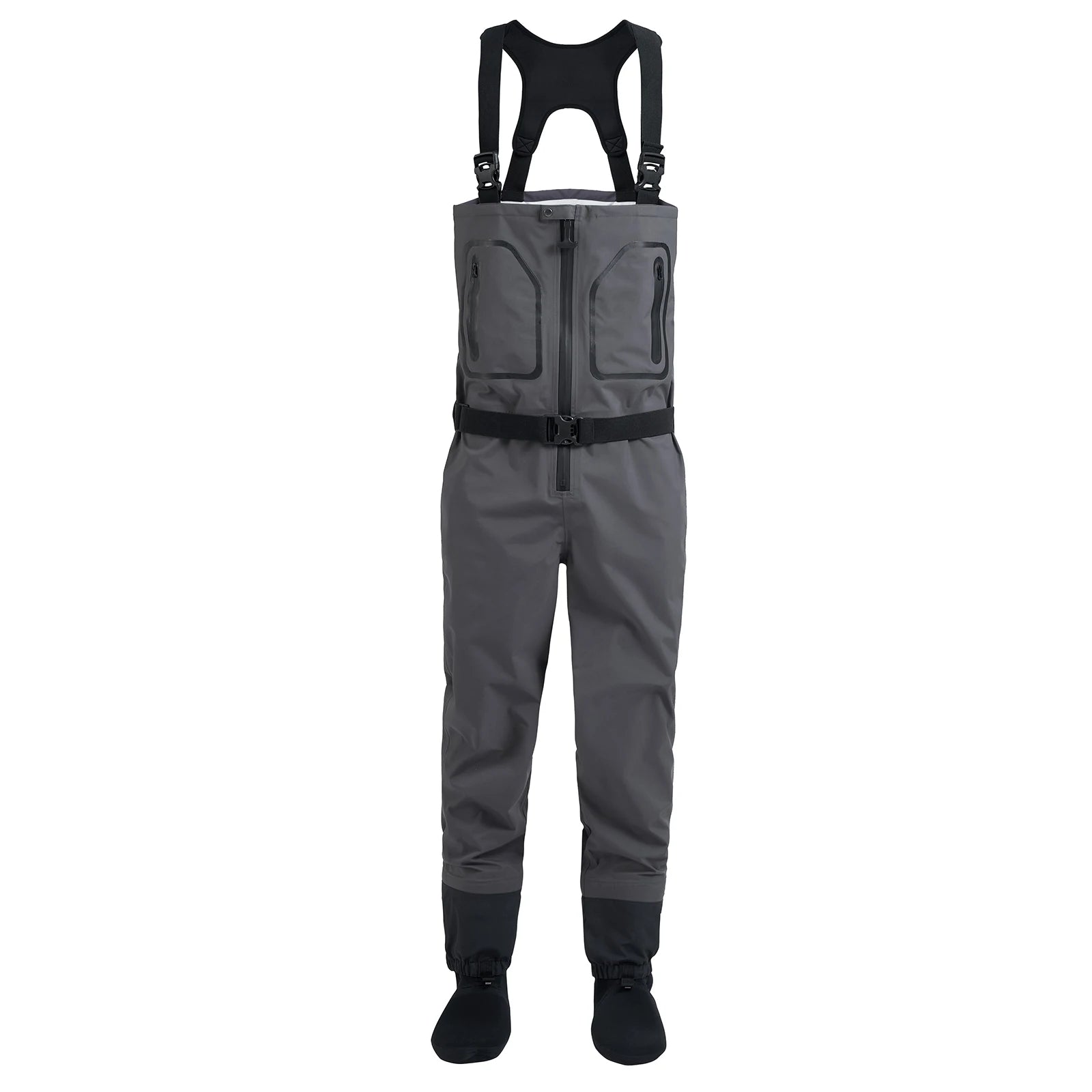 Ready to Ship Fishing Chest Waders for Men  With Boots 3-Ply Breathable Waterproof Nylon Chest Wader With Durable Neoprene Boot