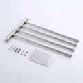 Wall Mount Stainless Steel 304 Heated Towel Rails for White Black Gold Bathroom Swing Hanger Towel Rack Holder