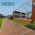 Modern Bamboo Outdoor Patio Flooring Easy Maintenance Smooth Click Installation Anti-Slip and Waterproof Features
