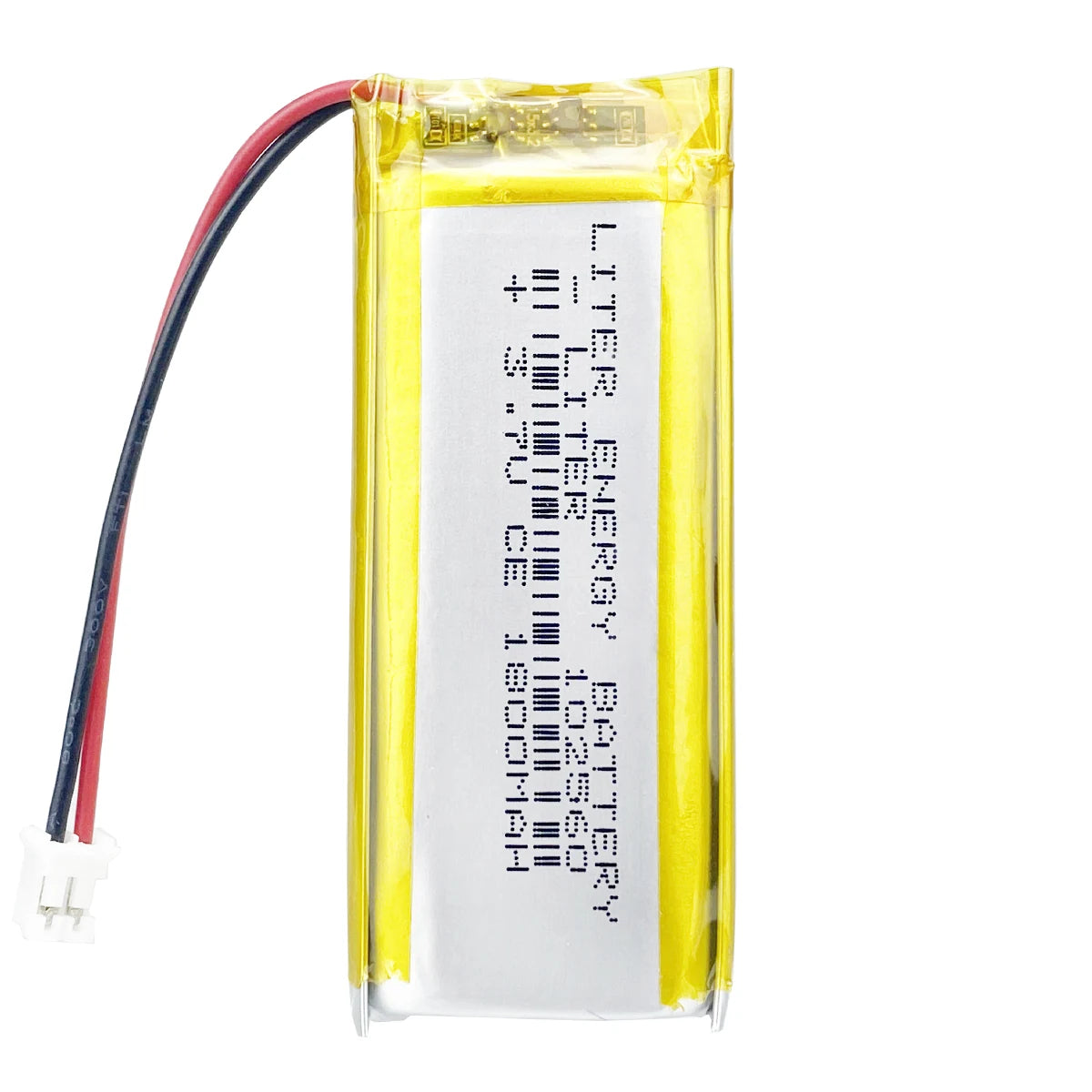 Rechargeable Li Ion Battery 102560 3.7V 1800Mah Li-Polymer Battery  With 2pin PH 2.0mm Plug