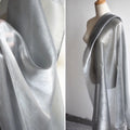 Sparkling Satin Chiffon Fabric Bright Glass Silk Georgette Fabric  Polyester Smooth Fabric for Scarf Sari Dress Shirt