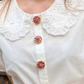 New Design Crystal Button Covers No-Sew Button Clips for Women's Shirts Children's Clothing for Weddings Gifts Parties