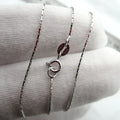 Dianty Elegant 925 Sterling Silver Bamboo Chain