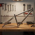 Thru-axle 12*142/148 Grade 9 Titanium Alloy Bike Frame 27.5'' with BSA68 Bottom Bracket and Post Brake for Mountain MTB Bicycle