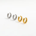 Fenny 18K Gold-plated No Fade Classic Double-layer Dissymmetry Cuff Earring Wholesale Stainless Steel Ladies Jewelry