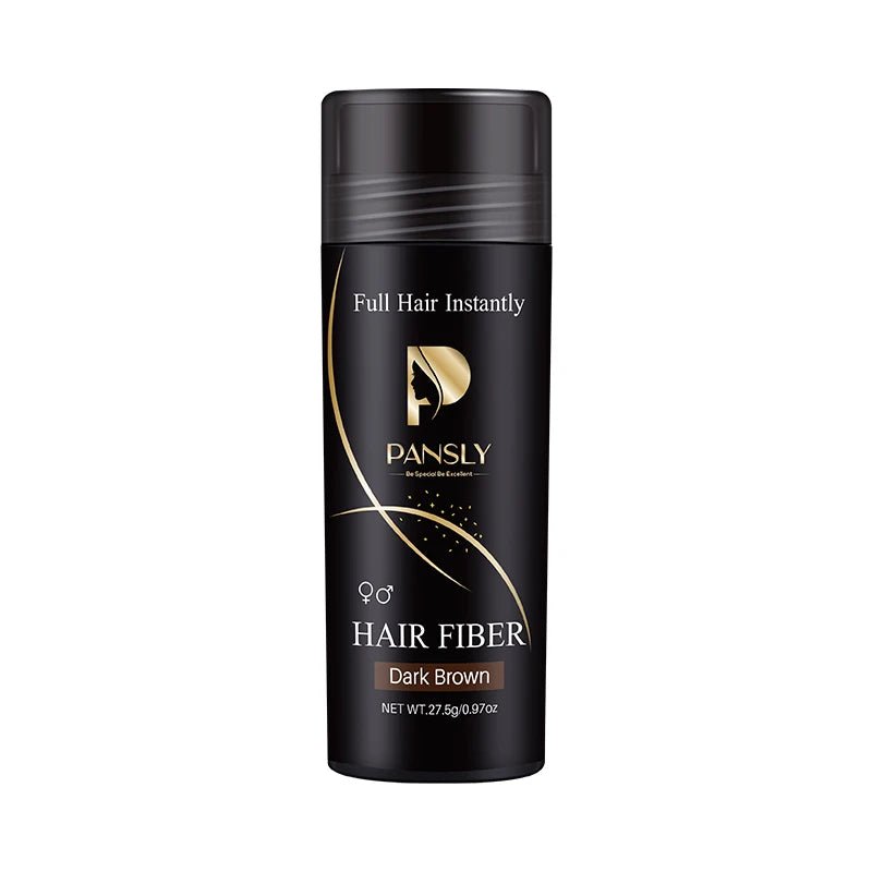 PANSLY Plant Instantly Thickening Hair Building Fibers Dark Brown Black Long Lasting Women Men Hair Powder