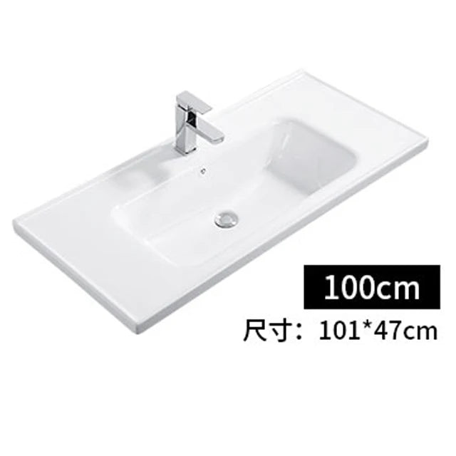 Chinese Thin Edge Cabinet Hand Wash Basin New Design Feather Edge Bathroom Sink