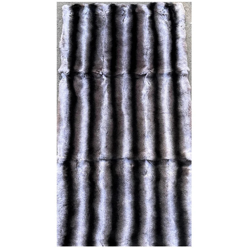 Fast Delivery Fur Rug Soft Fur Pelt Real Animal Fur Plate Animals Skin Blanket