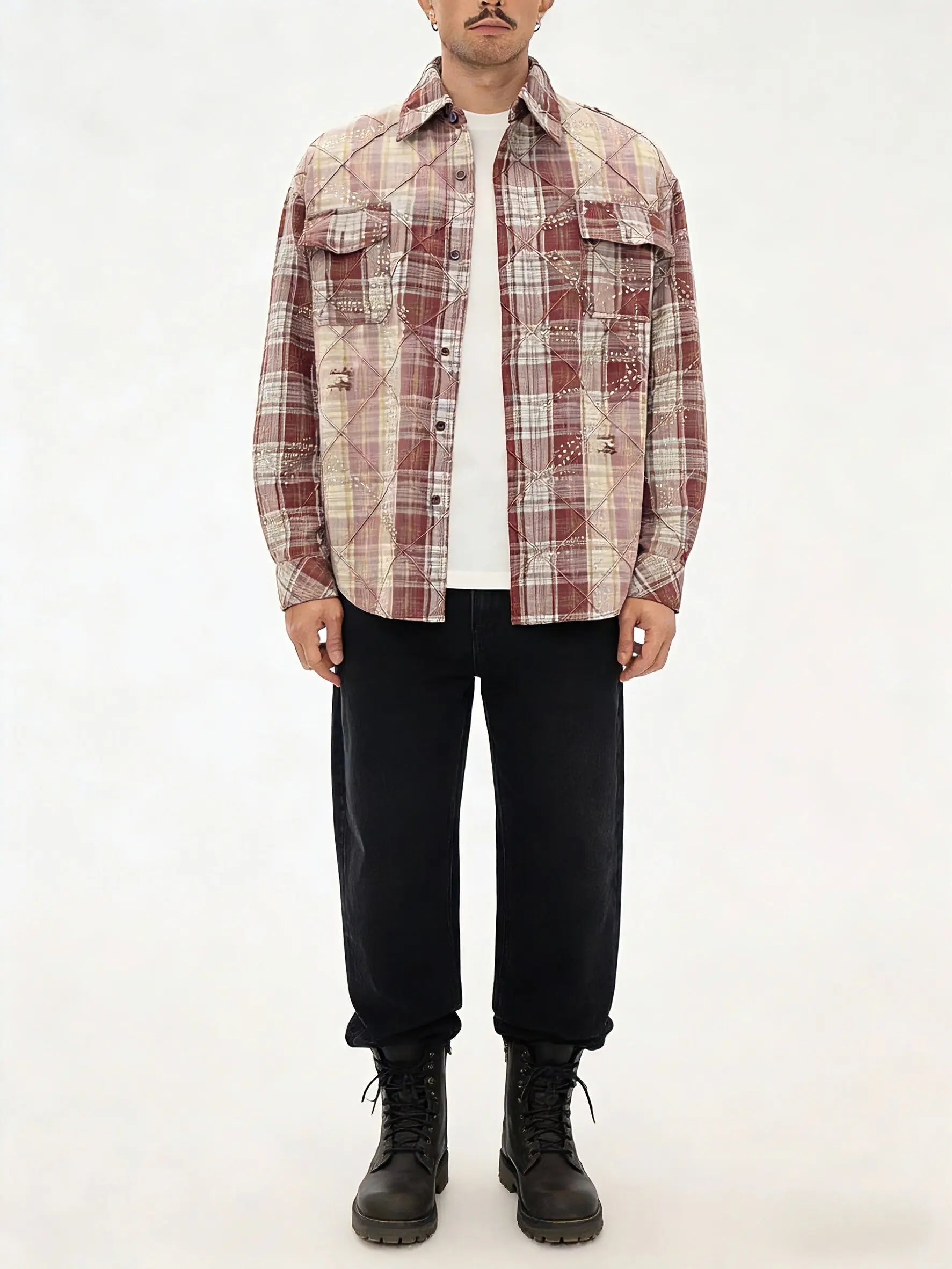 Fashion Full Sleeve Breathable Twill Plain Dyed Anti-Wrinkle Plus Size Quick Dry Vintage Casual Spring Men's Shirts
