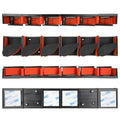 Convenient ABS Quick Buckle Fishing Rod Display Rack New Design Wall Mounted Vertical Type Shelf for Convenient Storage River