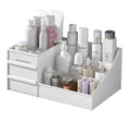 Large Capacity Eco-Friendly Glossy PP Plastic Rectangle Modern Design Makeup Organizer with Storage Drawers Chisheng