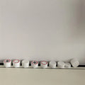 28/400 white Letter White ribbed CRC cap