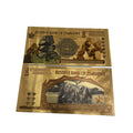 Wholesale Zimbabwe Gold Banknote ONE YOTTALILION DOLLARS Zimbabwe Banknote for Nice Gift