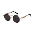 STORY STY8827U Vintage Metal Punk vapor Round Sun Glasses Retro Shades Fashion Gothic Punk Sunglasses Men Women