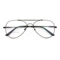 New Arrival C9001 Oval Aluminum Solid Full Rim Lightweight Fashion Memory Bendable Temple Bridge Unisex Double Bridge Eyeglasses