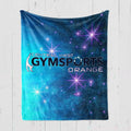 Muse OEM Customizable Logo White Flannel Fleece Roll-up Blanket Digital Print Plain Style Woven Winter Season Portable
