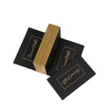 Luxury Black Cardboard Gold Foil logo Design Business Cards Custom With Your Own logo Text Gold Edge Business Name Card