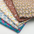 Wholesale Combed Cotton Poplin Fabric 100% Cotton Flower Printed Fabric for Dresses Shirts Home Decor Bags Girls & Boys