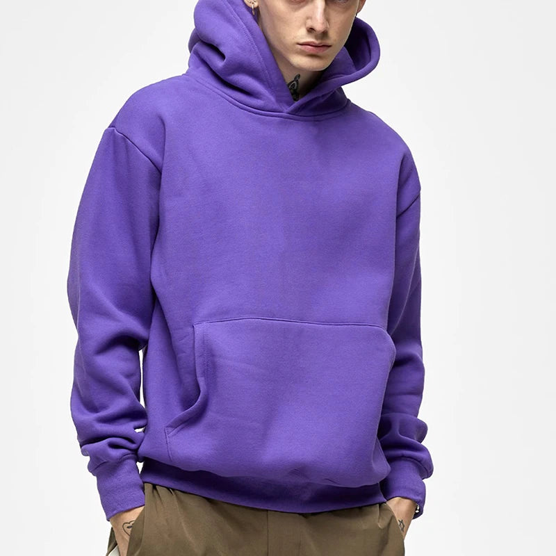 Manufacturers Heavyweight French Terry Cropped Hoodie and Sweatpants Set with 3D Embroidery Winter Custom Stacked Hoodies