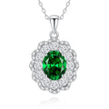 Light Luxury New Arrivals Square Rhinestone Rope 925 Italy Silver Pendant Necklace Chain Waterproof Jewelry for Women Gifts