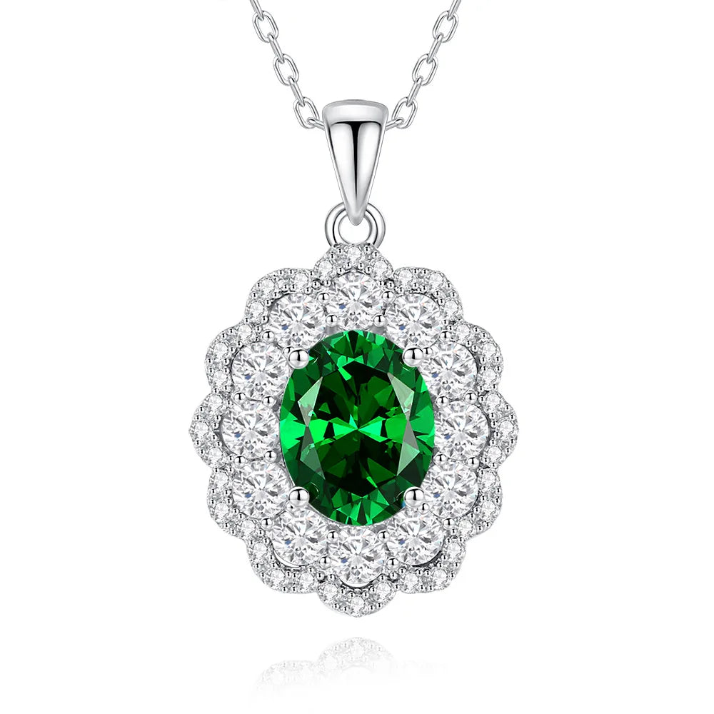 Light Luxury New Arrivals Square Rhinestone Rope 925 Italy Silver Pendant Necklace Chain Waterproof Jewelry for Women Gifts