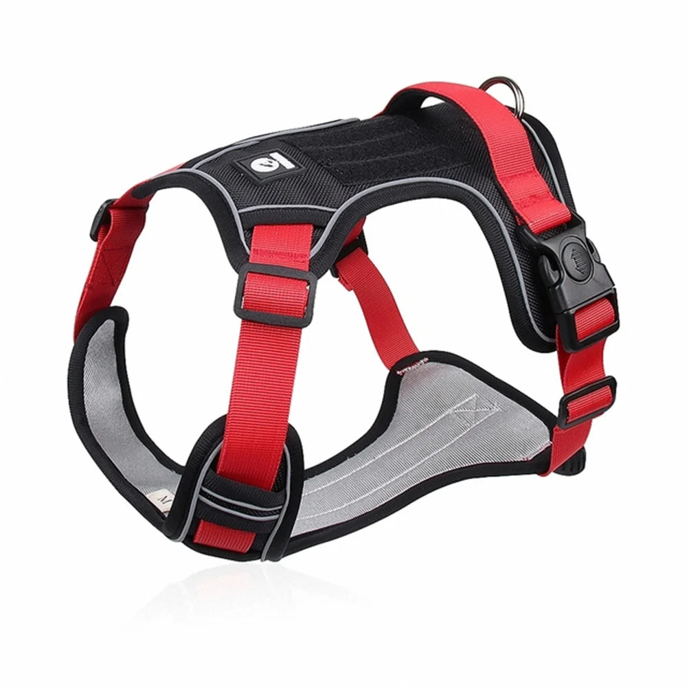 Reflective Chest Harness for Dogs Oxford Vest Pet Chest Strap Adjustable Soft Padded No Pull Dog Harness