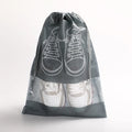Wholesale Retail Custom Logo Promotional Cheap Non-Woven Fabric Drawstring Shoe Bag Travel Storage with Silk Screen Printing
