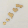 14K Gold Filled Jewelry Pendant Heart Connector Charm for Jewelry Making