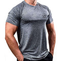 Custom New Design Men's Sports T-shirt Quick Dry Short-sleeve Running Tops Fitness Wear Breathable Plus Size Men's T-shirts