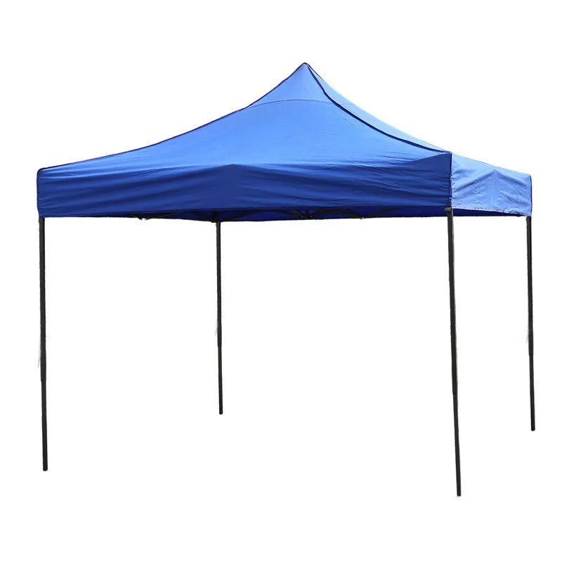 3 m X3 m Bold Four Corner Folding Sunscreen Square Tent Outdoor Advertising Steel Frame Single Layer Awning for Cross-Border Use