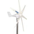 Horizontal Wind Turbine Generator Home 1kw 12v 24v 48v CE 3 Phase Permanent Magnet Generator 6 Blades 20 Years Windkraftanlage