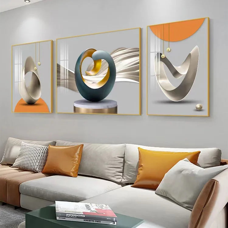 200X70CM S3 Gallery Hanging Painting Aluminum Alloy Frame Wall Living Room TV Sofa Background Crystal Decor Dropshipping DDP