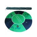 KAILE Professional Custom 120mm Diameter Round Rubber Poker Table Mat for Gambling Table Cloth