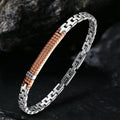 Bracelet Custom Men Jeweler Rose Gold Plated Wholesale Bracelets Trendi Bracelet Stainless Steel Jewelry