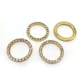 Rhinestone Belt Bikini Connectors Closure Clasp Swimsuit Bikini Buckle Ring