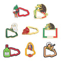 Mexico Culture Metal Pin Custom Hollow Brooch Creative Trendy Backpack Hat Enamel Lapel Pin Badge for Friend