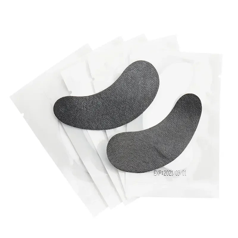 Lint Free Black Eye Pads Protect UV Light Eyelash Patch for UV LED Lash Extension